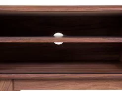 Beliani Mueble TV Madera Oscura/blanco BUFFALO -Lámparas comercio undef src sa picid 437698 type whitesh image