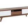 Beliani Mueble TV Madera Oscura/blanco EERIE