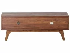 Beliani Mueble TV Madera Oscura TOLEDO -Lámparas comercio undef src sa picid 445252 type whitesh image