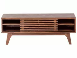 Beliani Mueble TV Madera Oscura TOLEDO -Lámparas comercio undef src sa picid 445322 type whitesh image