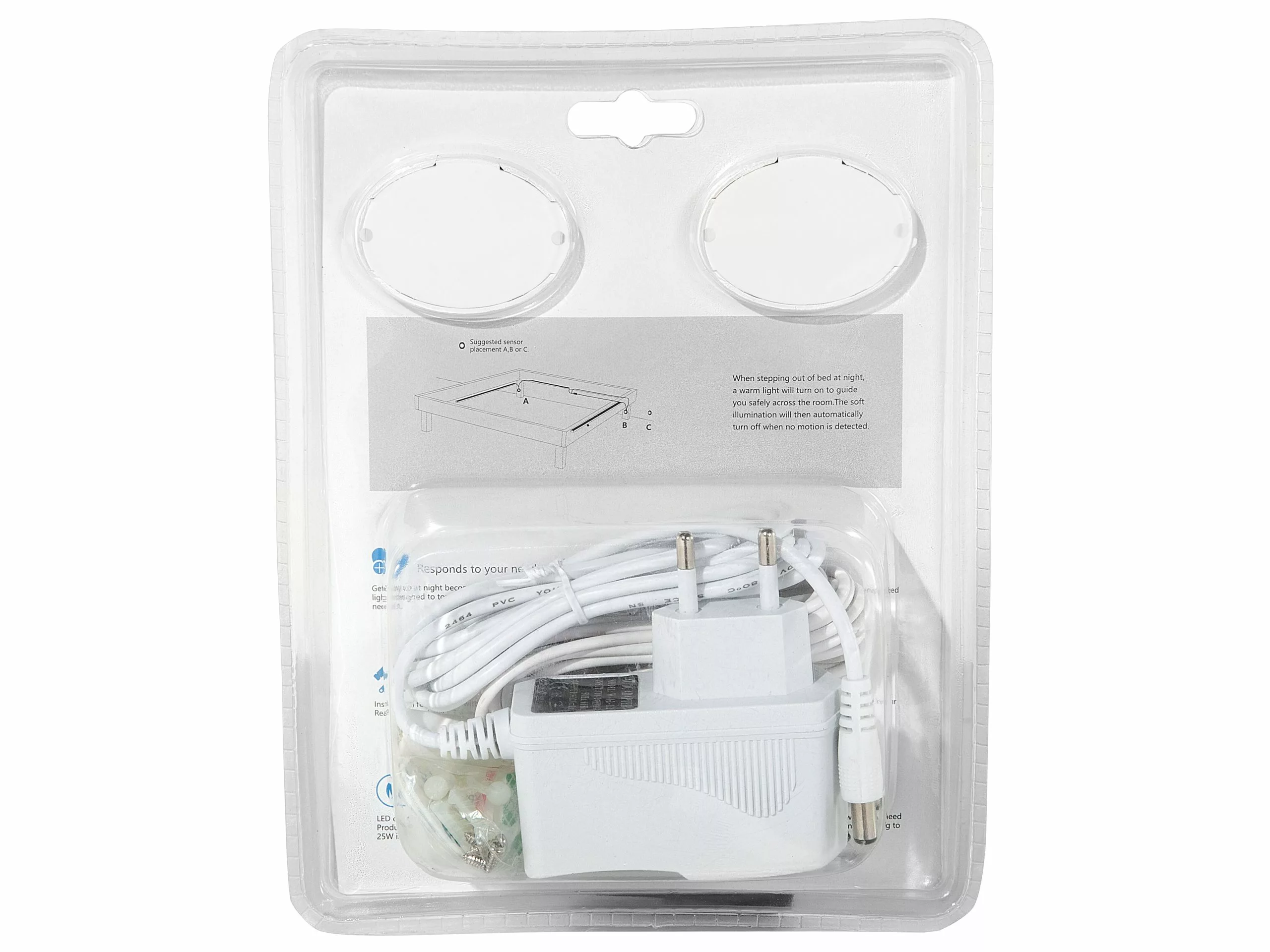 Beliani Tira LED Blanco 2 X 120 Cm 6 Beliani Tira LED Blanco 2 X 120 Cm - Imagen 6