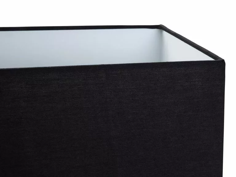 Beliani Lámpara De Mesa De Metal Negro/plateado 62 Cm YASUNI - Imagen 4