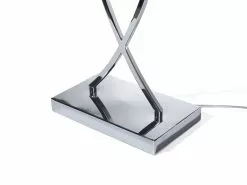 Beliani Lámpara De Mesa De Metal Negro/plateado 62 Cm YASUNI -Lámparas comercio undef src sa picid 673284 type whitesh image