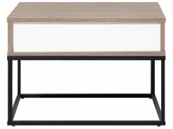 Beliani Mesita De Noche Marrón/negra CAIRO -Lámparas comercio undef src sa picid 682742 type whitesh image