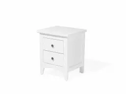 Beliani Mesita De Noche En Madera Blanca 2 Cajones JOLIET 16 Beliani Mesita De Noche En Madera Blanca 2 Cajones JOLIET -Lámparas comercio undef src sa picid 682776 type whitesh image