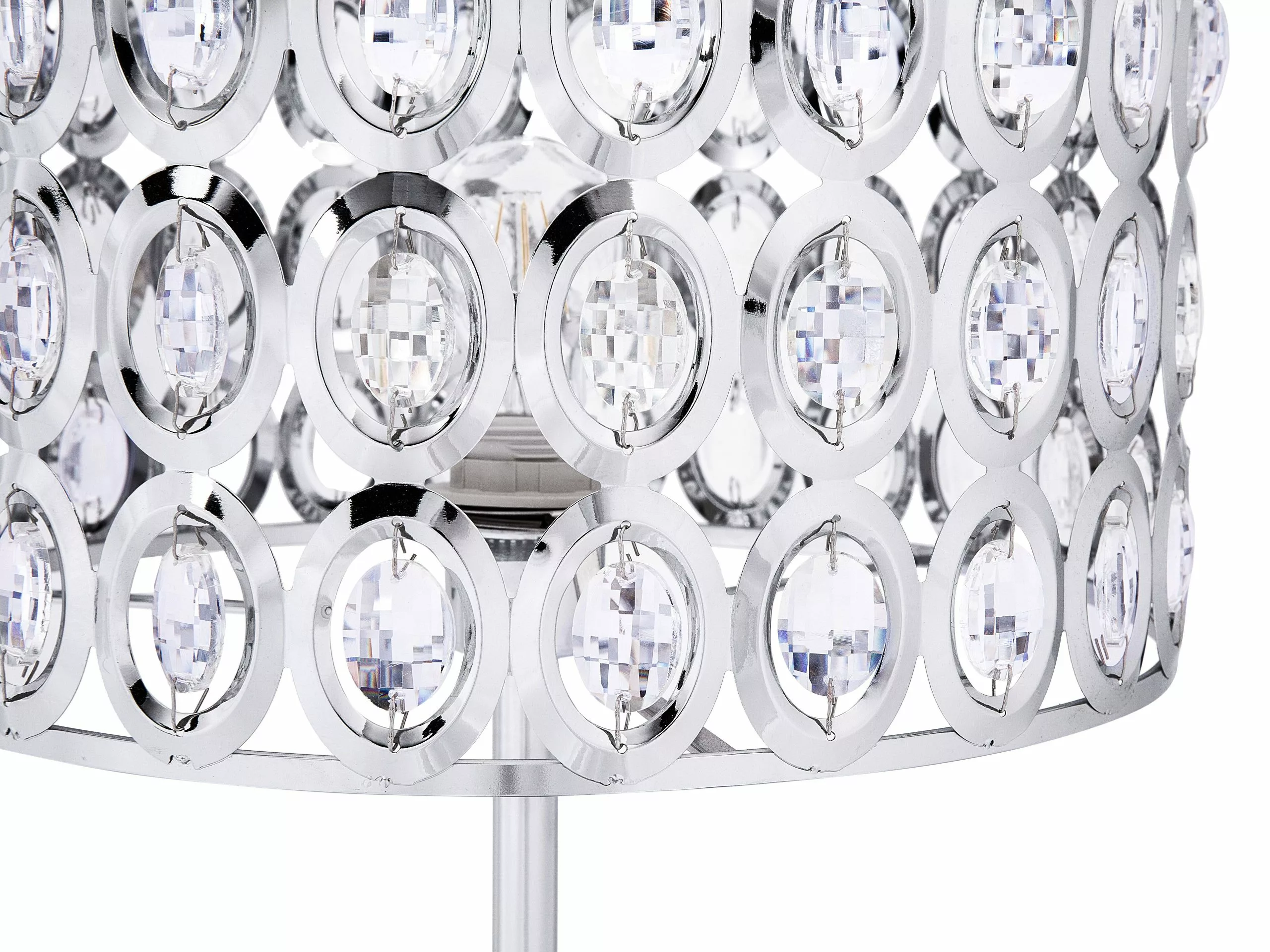 Beliani Lámpara De Pie Plateada TENNA 8 Beliani Lámpara De Pie Plateada TENNA - Imagen 8