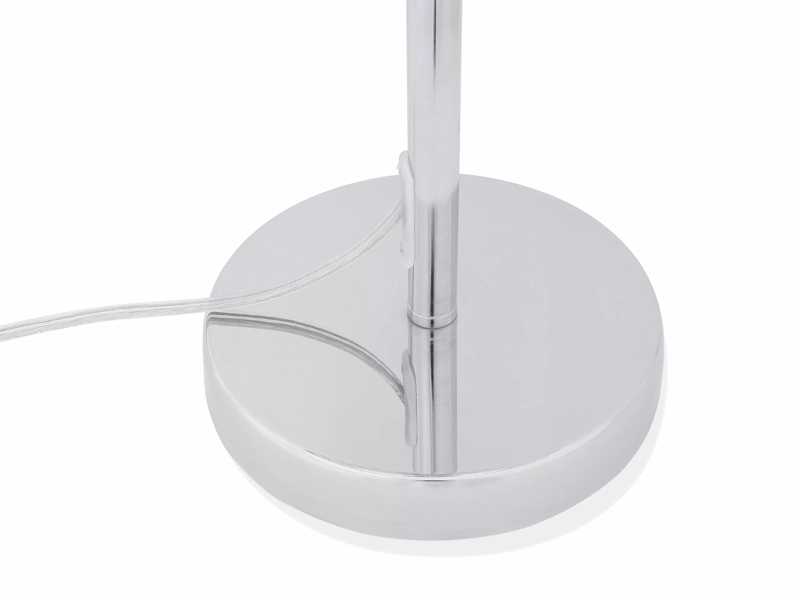 Beliani Lámpara De Mesa Cristal/metal Cromado TENNA 6 Beliani Lámpara De Mesa Cristal/metal Cromado TENNA - Imagen 6