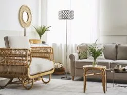 Beliani Lámpara De Pie Plateada TENNA 14 Beliani Lámpara De Pie Plateada TENNA -Lámparas comercio undef src sa picid 684887 type whitesh image