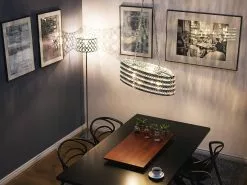 Beliani Lámpara De Pie Plateada TENNA 13 Beliani Lámpara De Pie Plateada TENNA -Lámparas comercio undef src sa picid 685717 type color image