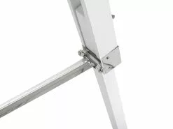 Beliani Lámpara De Pie De Madera De Pino Blanco/plateado 143 Cm ALZETTE -Lámparas comercio undef src sa picid 690089 type whitesh image