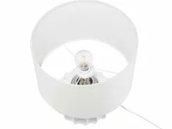 Beliani Lámpara De Mesa De Cerámica Plateado/blanco Crema 45 Cm NERIS 14 Beliani Lámpara De Mesa De Cerámica Plateado/blanco Crema 45 Cm NERIS -Lámparas comercio undef src sa picid 690510 type whitesh image