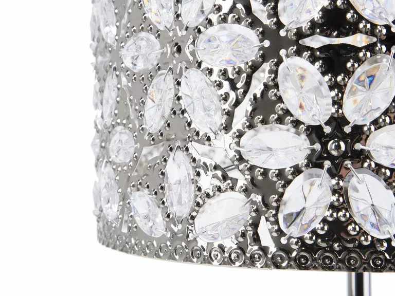 Beliani Lámpara De Mesa En Níquel SAJO L 6 Beliani Lámpara De Mesa En Níquel SAJO L - Imagen 6