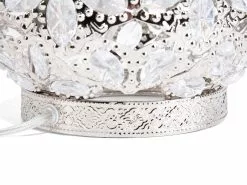 Beliani Lámpara De Mesa En Níquel SAJO M -Lámparas comercio undef src sa picid 691534 type whitesh image