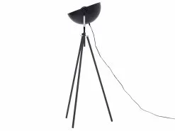 Beliani Lámpara De Pie Negro/dorado THAMES -Lámparas comercio undef src sa picid 695900 type whitesh image