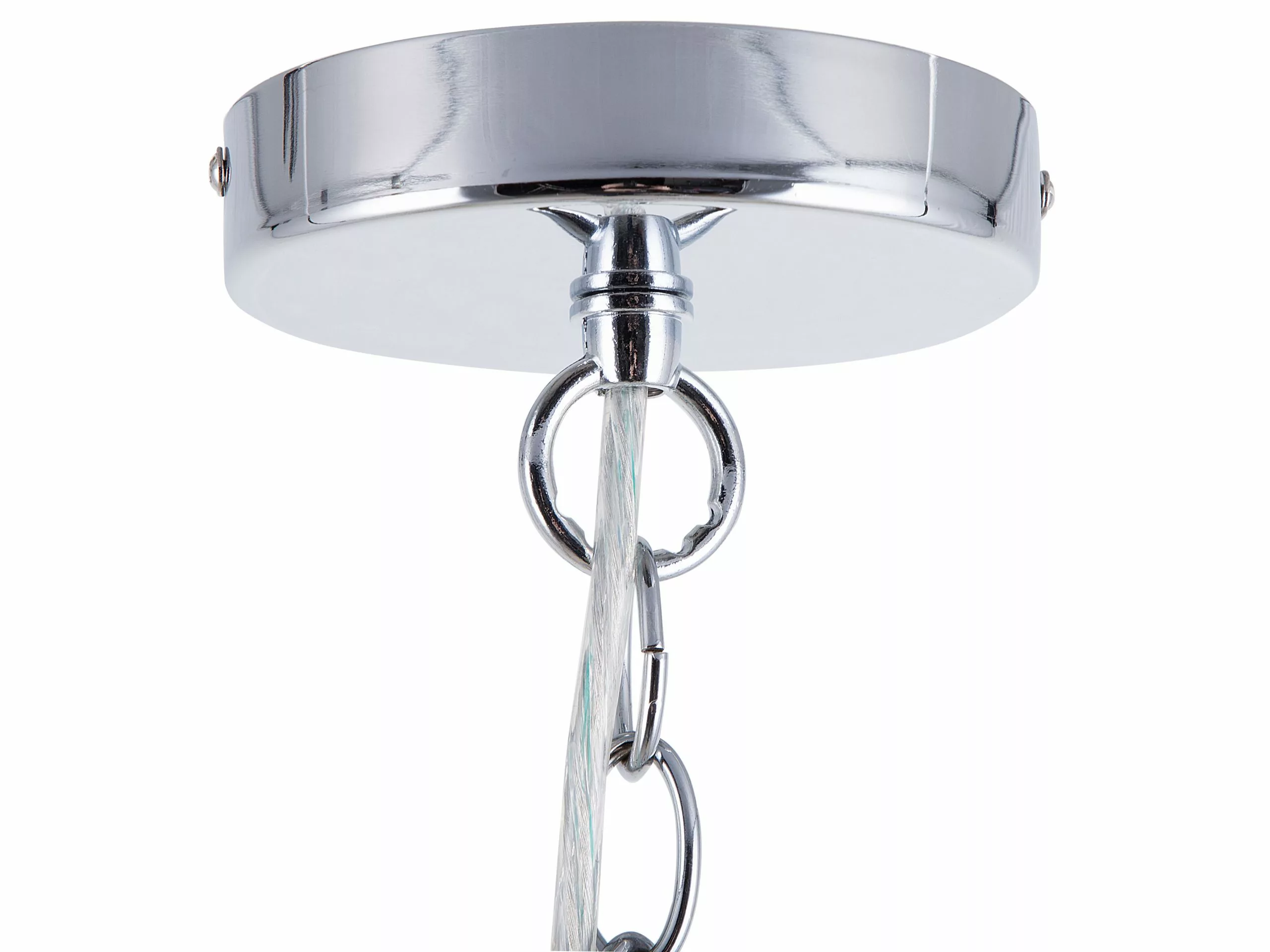 Beliani Lámpara De Techo Negra 120 Cm EVANS - Imagen 7