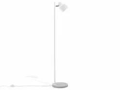 Beliani Lámpara De Pie Blanca 149 Cm CORBONES
