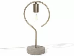 Beliani Lámpara De Mesa En Color Latón JUCAR