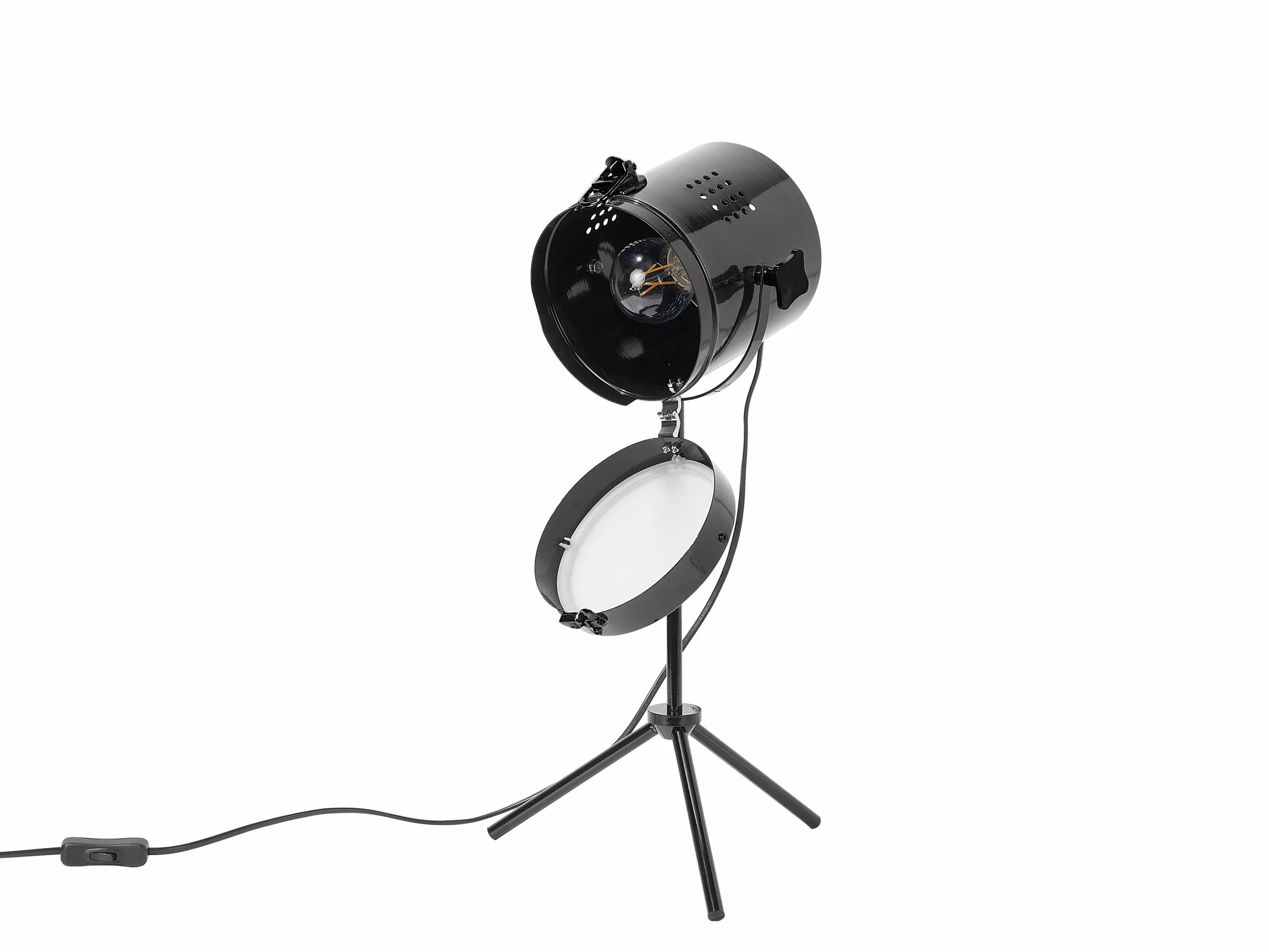 Beliani Lámpara De Mesa Negra 52 Cm HENARES 8 Beliani Lámpara De Mesa Negra 52 Cm HENARES - Imagen 8