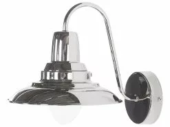 Beliani Lámpara De Pared En Níquel LUZA