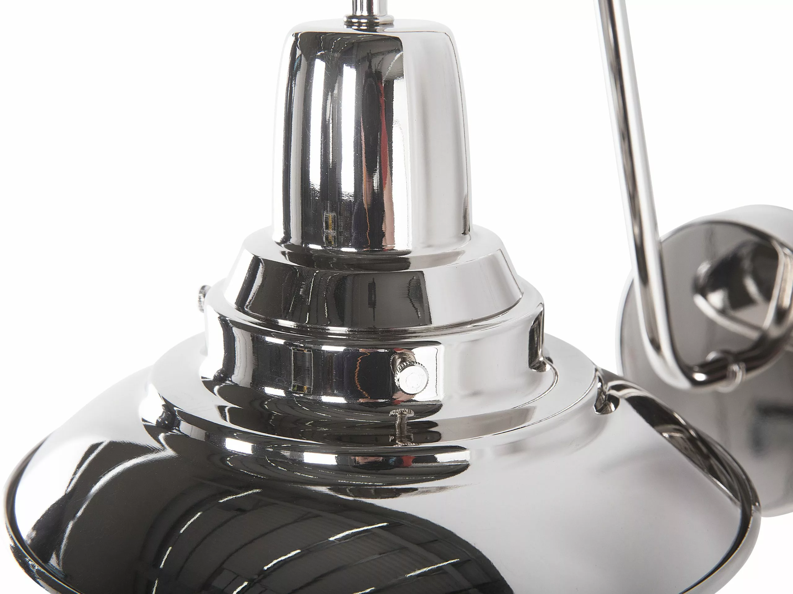 Beliani Lámpara De Pared En Níquel LUZA 5 Beliani Lámpara De Pared En Níquel LUZA - Imagen 5