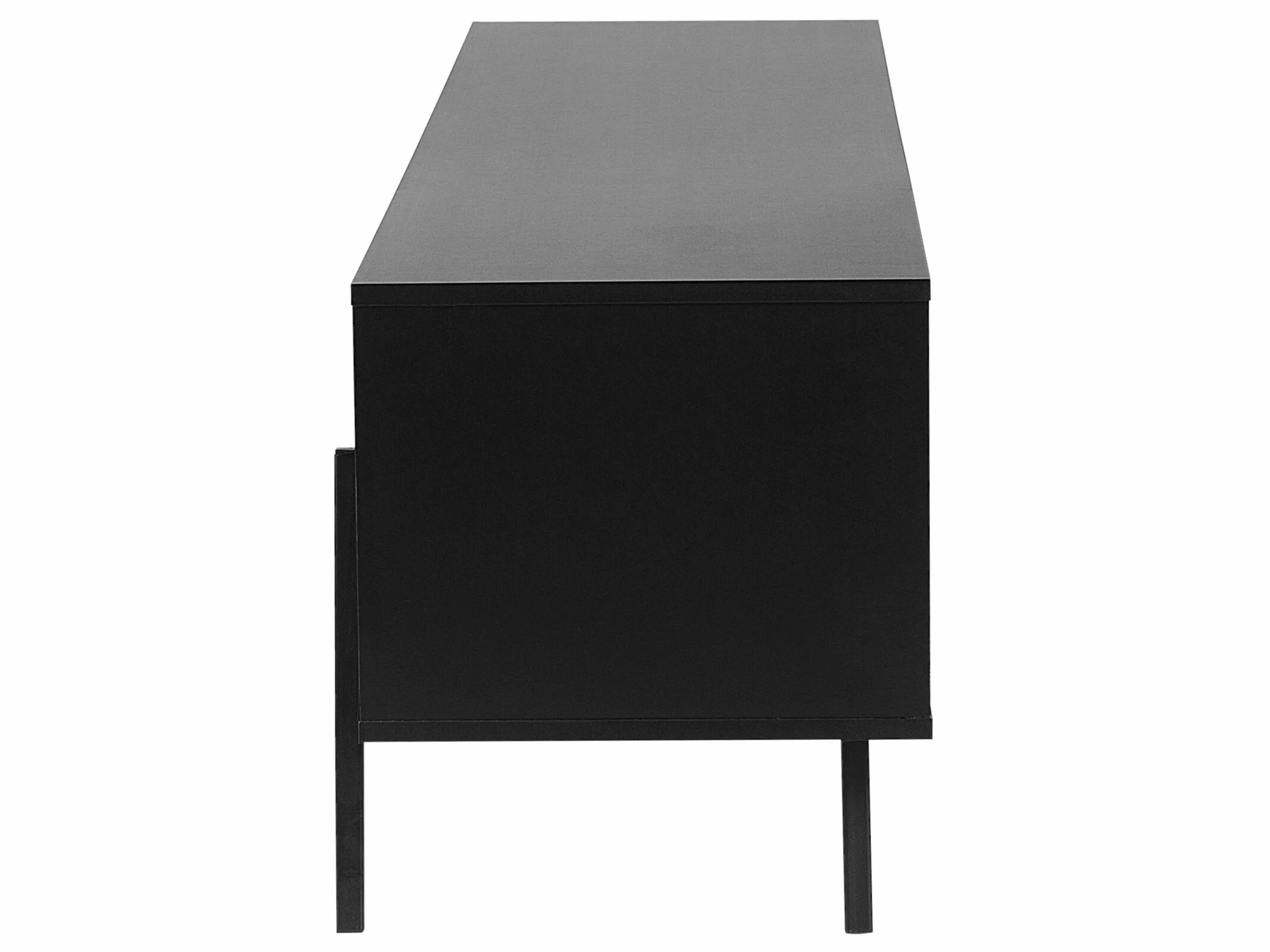Beliani Mueble TV Madera Clara/negro BLACKPOOL 7 Beliani Mueble TV Madera Clara/negro BLACKPOOL - Imagen 7