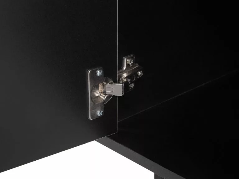 Beliani Mueble TV Madera Clara/negro BLACKPOOL 9 Beliani Mueble TV Madera Clara/negro BLACKPOOL - Imagen 9