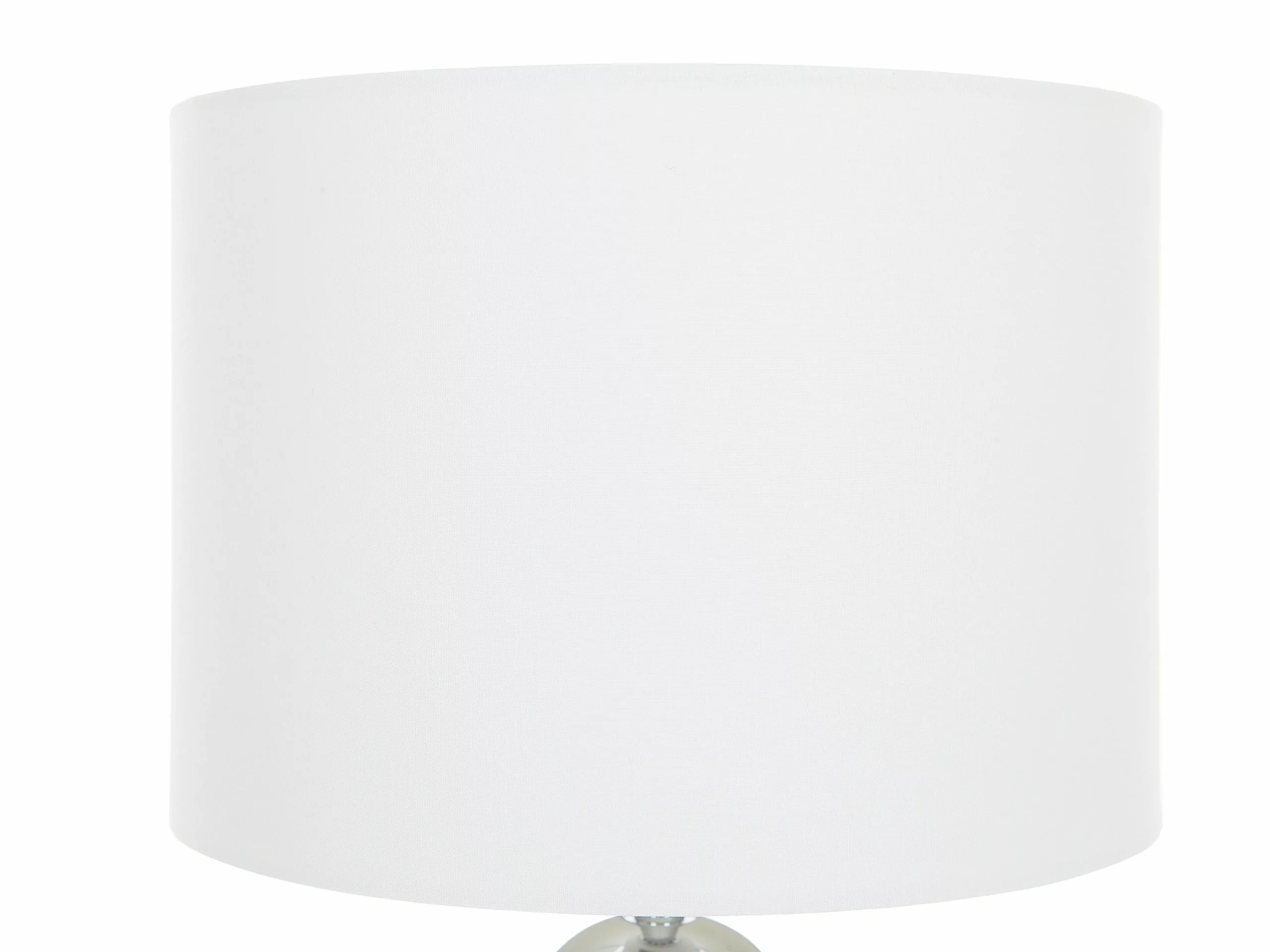 Beliani Lámpara De Mesa Blanca UELE - Imagen 5