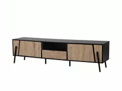 Beliani Mueble TV Madera Clara/negro BLACKPOOL 13 Beliani Mueble TV Madera Clara/negro BLACKPOOL -Lámparas comercio undef src sa picid 723164 type whitesh image