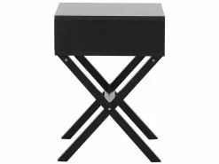 Beliani Mesa Auxiliar En Negro Con Cajón MONROE 16 Beliani Mesa Auxiliar En Negro Con Cajón MONROE -Lámparas comercio undef src sa picid 723776 type whitesh image