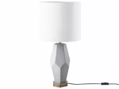 Beliani Lámpara De Mesa Color Crema 66 Cm OXLEY