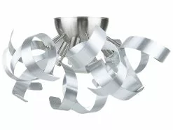 Beliani Lámpara De Pared En Níquel ICANA