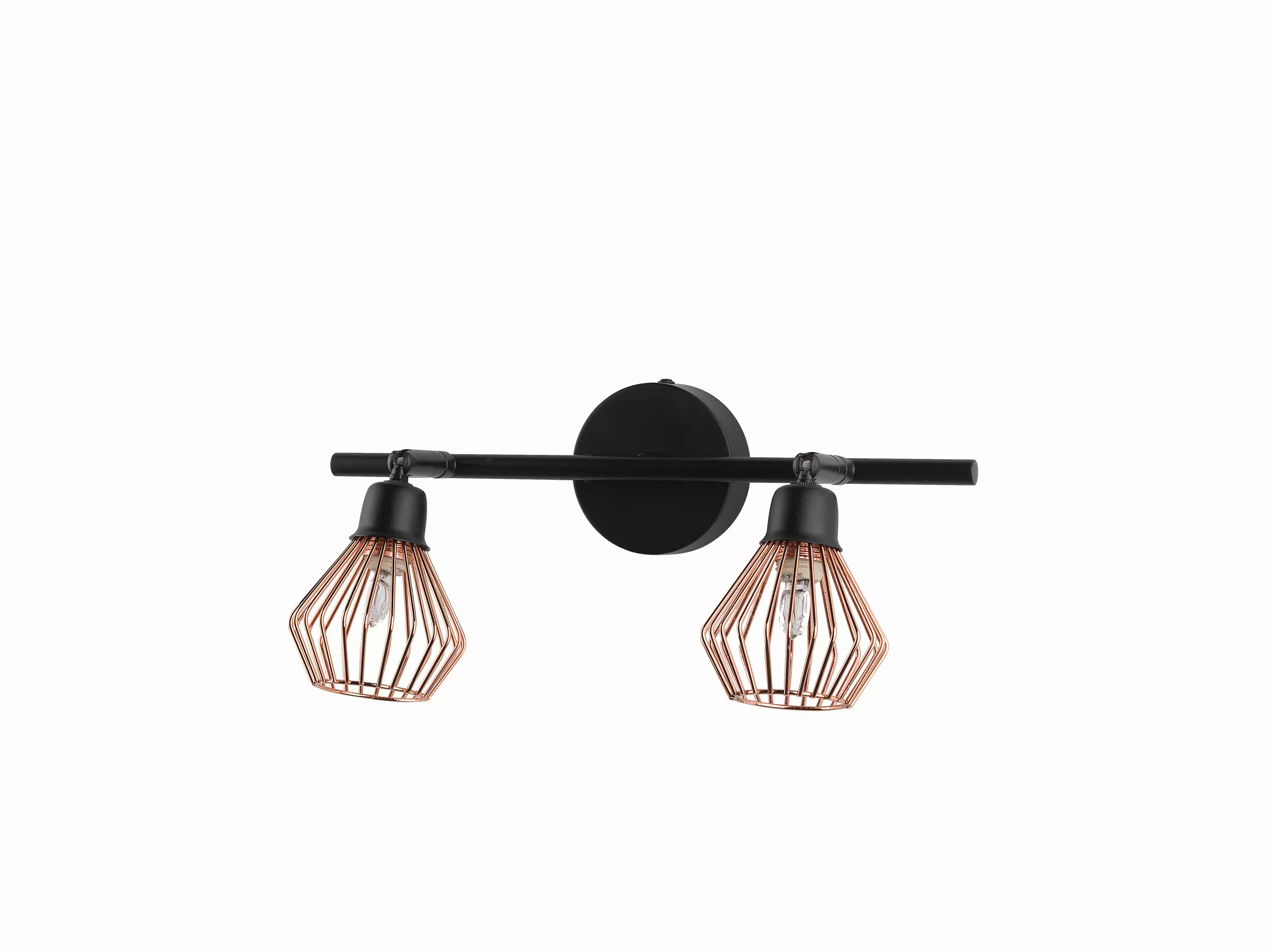 Beliani Lámpara De Pared Negra/cobriza VOLGA S 4 Beliani Lámpara De Pared Negra/cobriza VOLGA S - Imagen 4