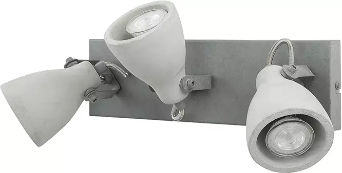 Beliani Lámpara De Pared En Hormigón Gris Claro MISTAGO III - Imagen 4