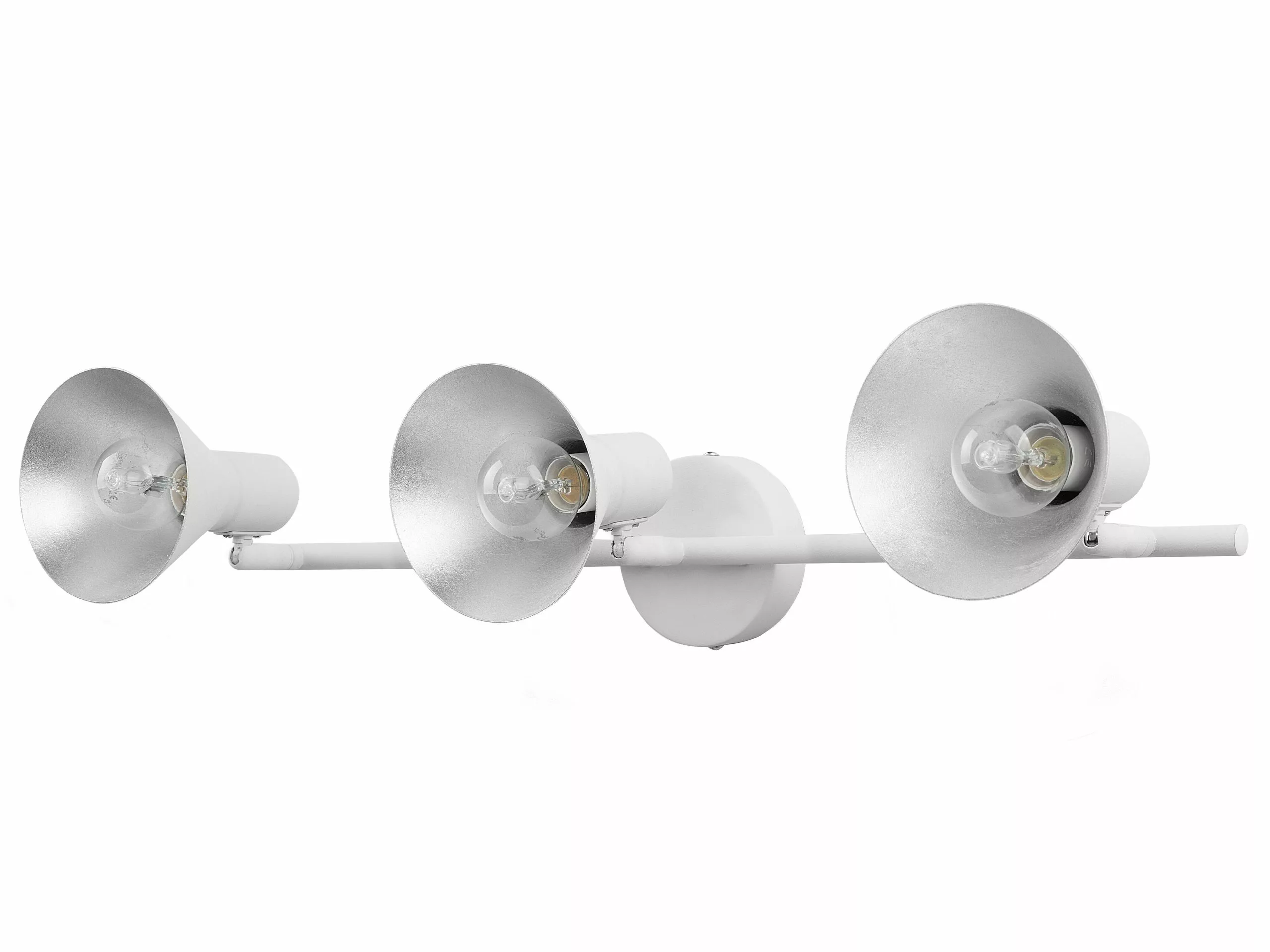 Beliani Lámpara De Pared En Blanco/plateado MERSEY III 7 Beliani Lámpara De Pared En Blanco/plateado MERSEY III - Imagen 7