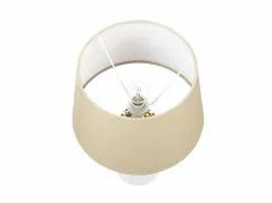 Beliani Lámpara De Mesa Dorada/blanca VELISE -Lámparas comercio undef src sa picid 731785 type whitesh image