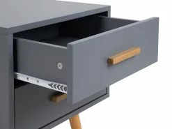 Beliani Mesita De Noche Gris Con 2 Cajones 40 Cm ALABAMA 14 Beliani Mesita De Noche Gris Con 2 Cajones 40 Cm ALABAMA -Lámparas comercio undef src sa picid 734831 type whitesh image