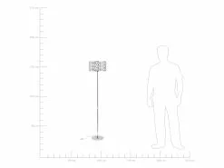 Beliani Lámpara De Pie Plateada TENNA 15 Beliani Lámpara De Pie Plateada TENNA -Lámparas comercio undef src sa picid 736431 type whitesh image