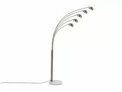 Beliani Lámpara De Pie De Metal Dorado FLINDERS -Lámparas comercio undef src sa picid 745054 type whitesh image