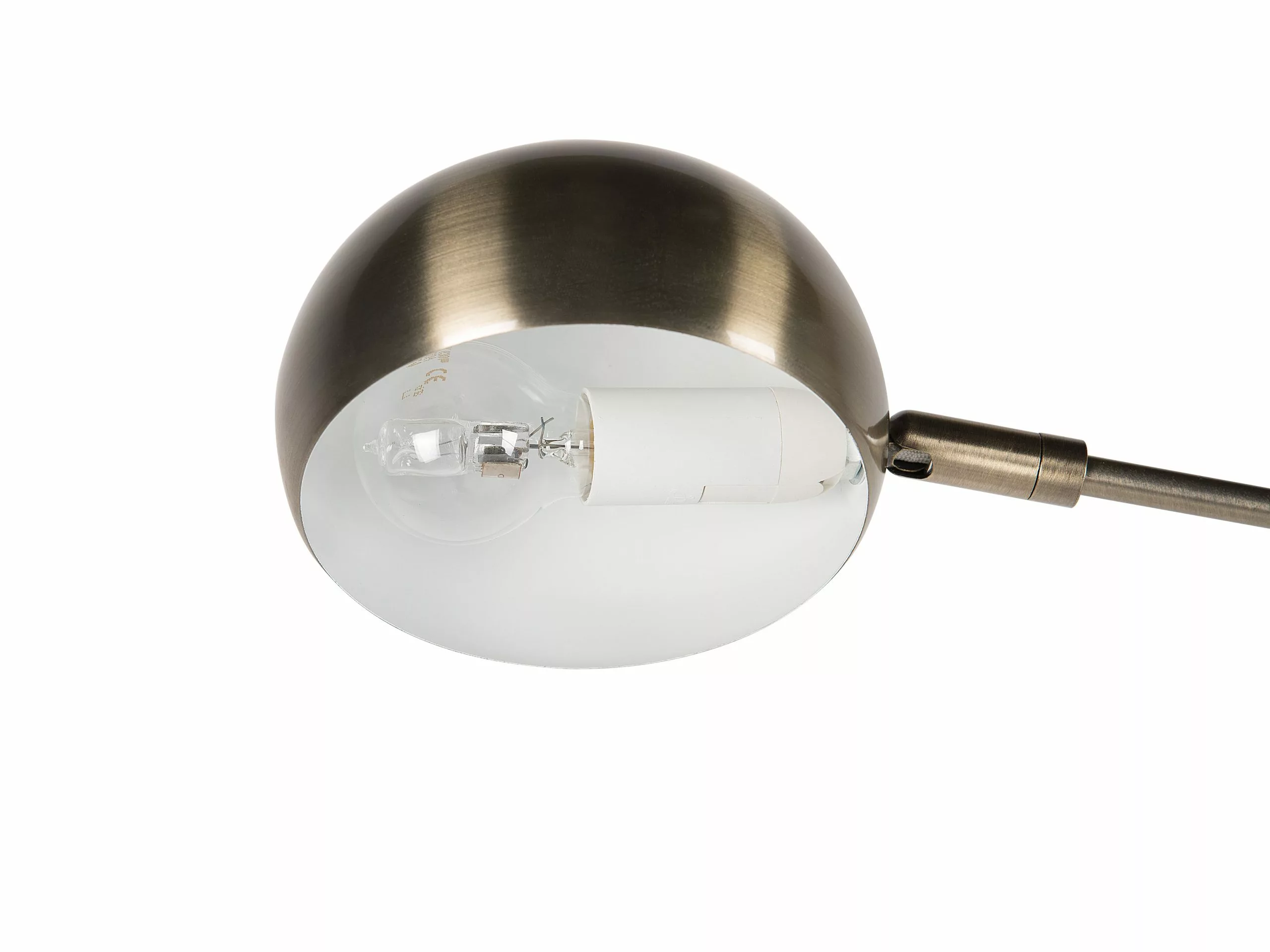 Beliani Lámpara De Pie De Metal Dorado FLINDERS - Imagen 9