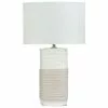 Beliani Lámpara De Mesa Beige NAVIA