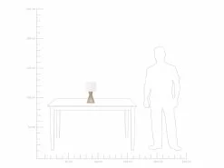 Beliani Lámpara De Mesa Blanca CARRION -Lámparas comercio undef src sa picid 749119 type whitesh image