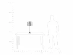 Beliani Lámpara De Mesa En Níquel SAJO L 18 Beliani Lámpara De Mesa En Níquel SAJO L -Lámparas comercio undef src sa picid 749260 type whitesh image