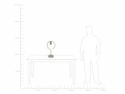 Beliani Lámpara De Mesa En Color Latón JUCAR -Lámparas comercio undef src sa picid 752742 type whitesh image