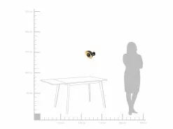 Beliani Lámpara De Pared Negro/dorado THAMES II -Lámparas comercio undef src sa picid 754302 type whitesh image