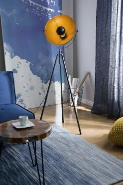 Beliani Lámpara De Pie Negro/dorado THAMES -Lámparas comercio undef src sa picid 754895 type whitesh image