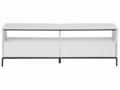 Beliani Mueble TV Blanco Con LED SYDNEY -Lámparas comercio undef src sa picid 756524 type whitesh image