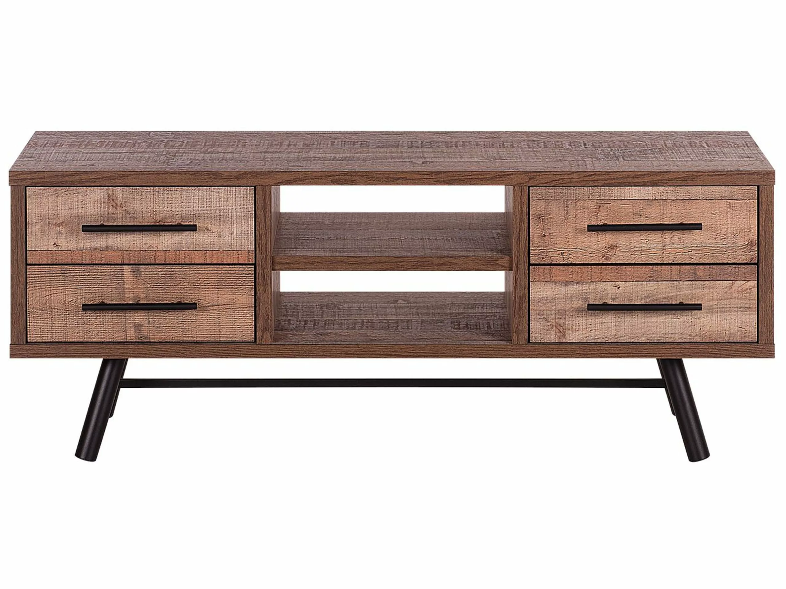 Beliani Mueble TV Madera Clara ATLANTA 5 Beliani Mueble TV Madera Clara ATLANTA - Imagen 5