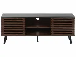 Beliani Mueble TV Madera Oscura PERTH -Lámparas comercio undef src sa picid 760341 type whitesh image