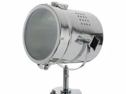 Beliani Lámpara De Pie De Madera De Pino Blanco/plateado 143 Cm ALZETTE -Lámparas comercio undef src sa picid 76052 type whitesh image