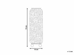 Beliani Lámpara De Pie Crema/dorado MURES -Lámparas comercio undef src sa picid 765772 type whitesh image